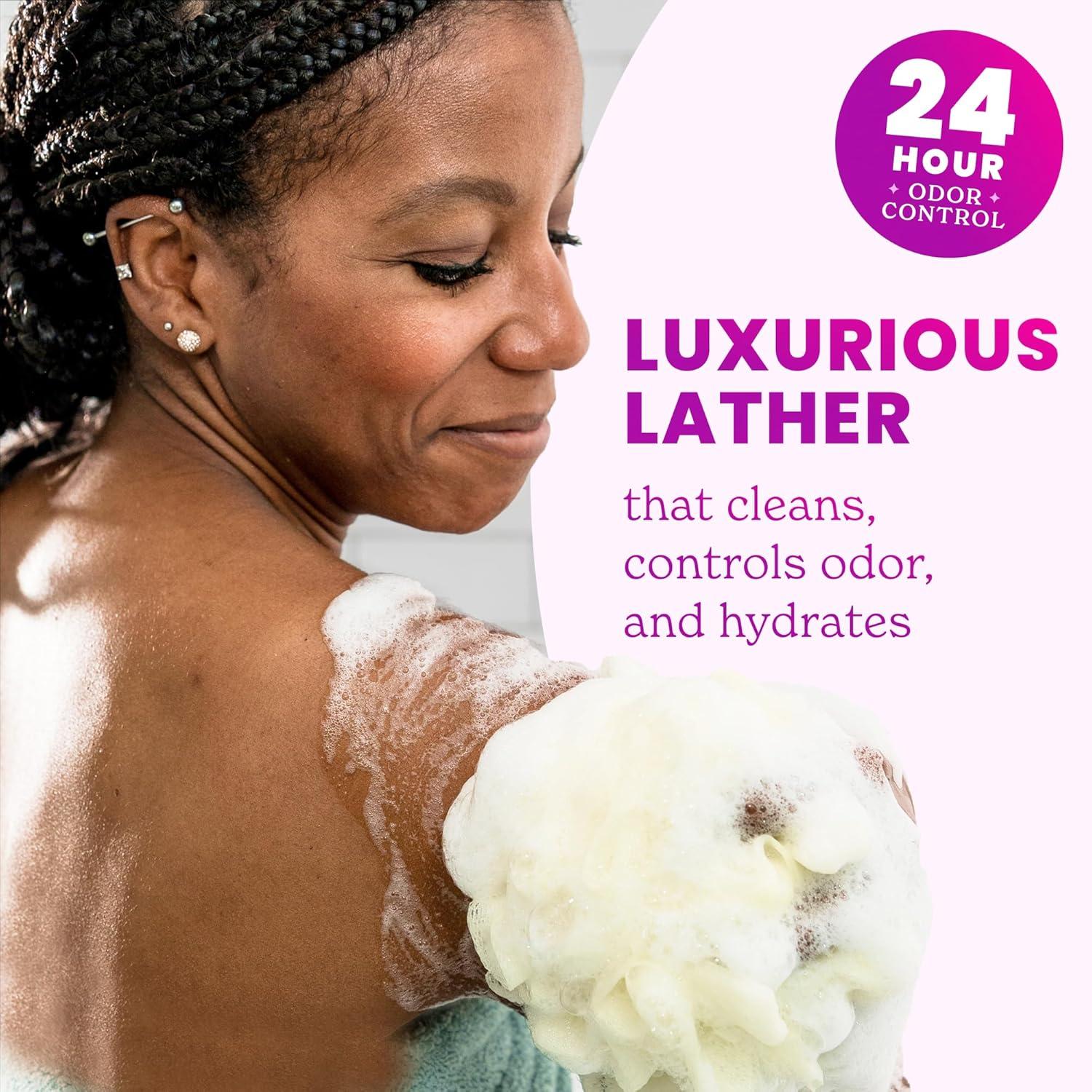 imageLume Acidified Body Wash amp Flushable Deodorant Wipes 24 Hour Odor Control Hydrating Wash Without SLS or Parabens OBGYN Developed 85 ounce Lavender Sage 15 Count Wipes CucumberUnscented Cool Cucumber