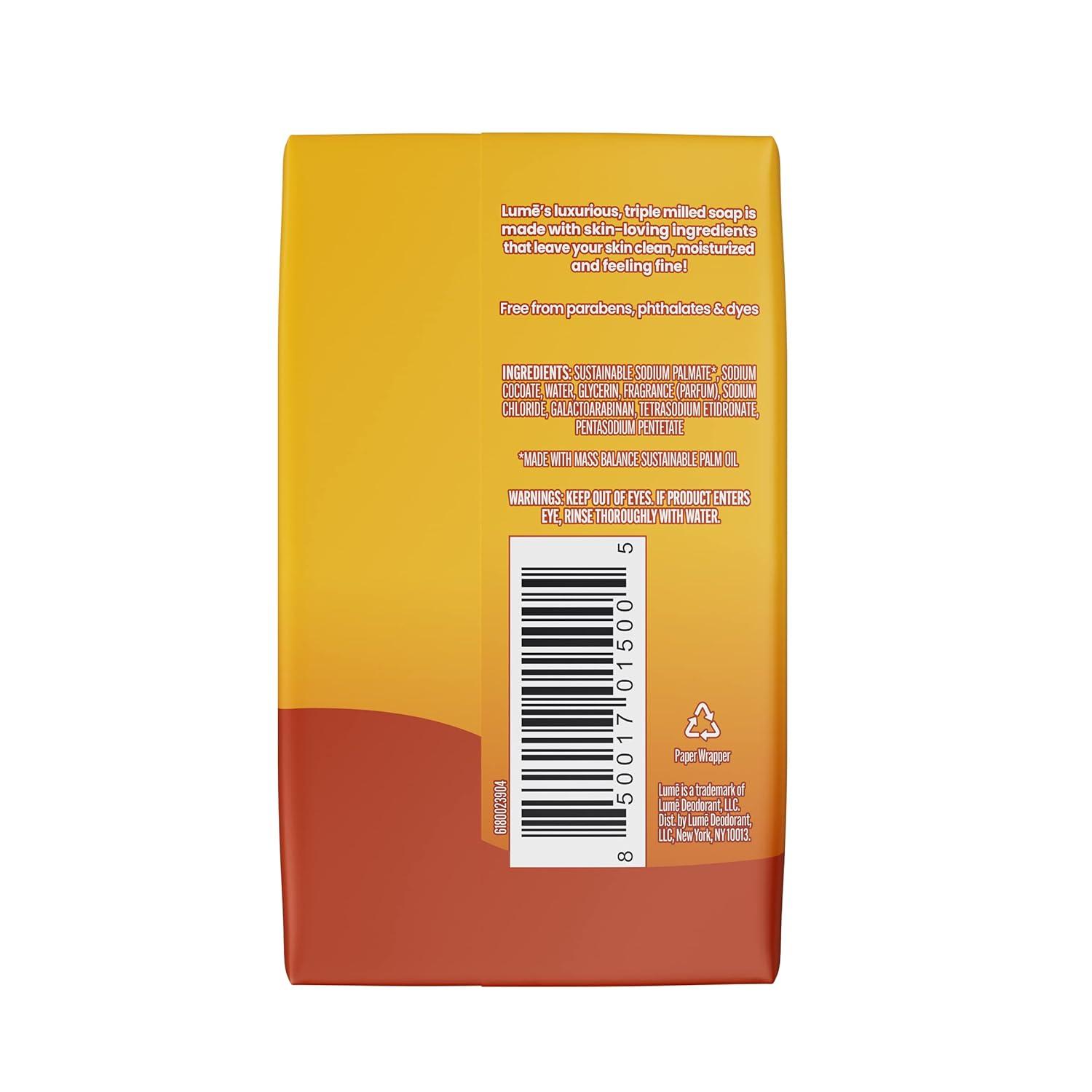 imageLume Triple Milled Bar Soap Rich Moisture amp Gentle Cleansing Paraben Free Phthalate Free Skin Safe 5 ounce Toasted CoconutToasted Coconut