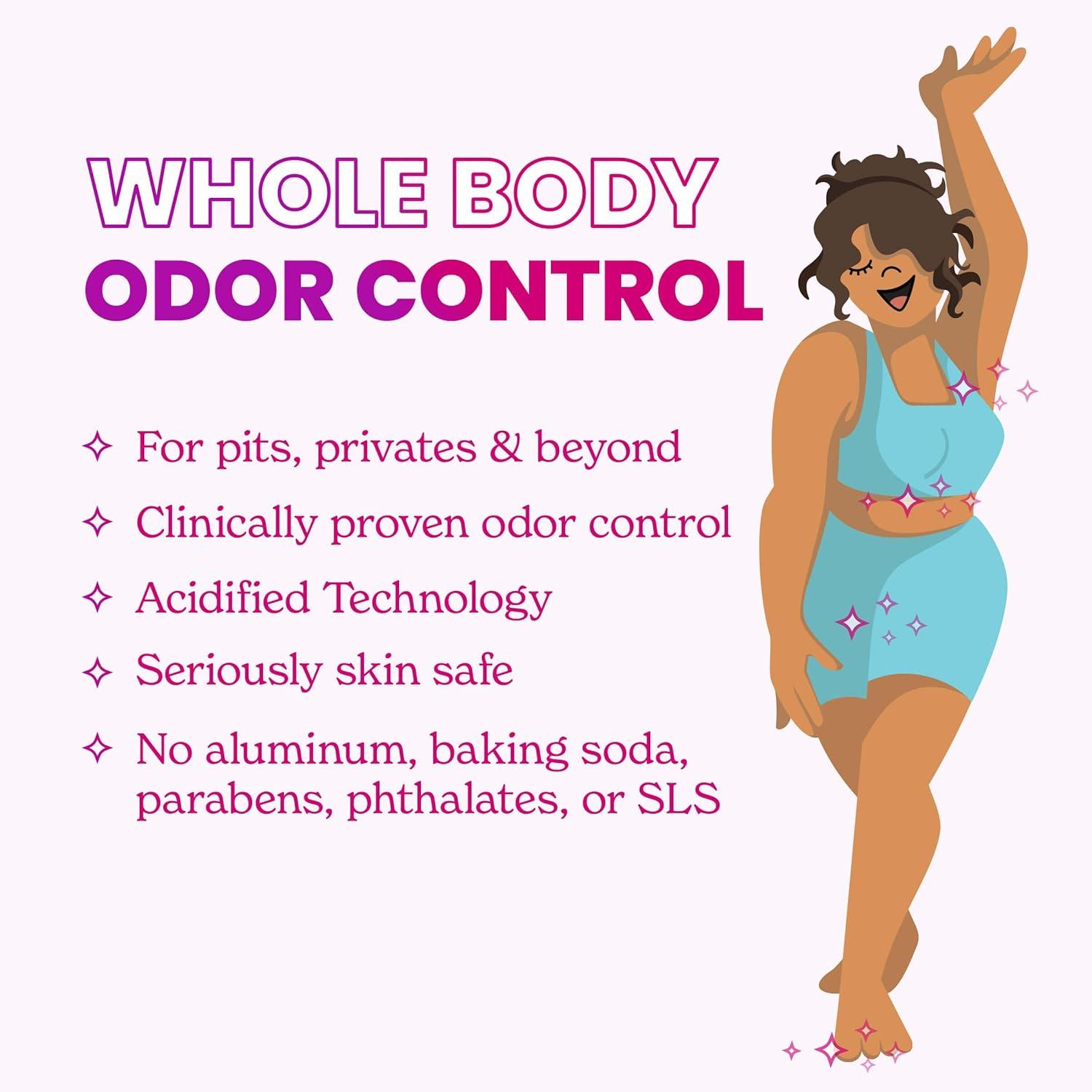 imageLume Whole Body Deodorant Smooth Solid Stick 72 Hour Odor Control Aluminum Free Baking Soda Free and Skin Safe 26 Ounce Pack of 2 Toasted CoconutUnscented