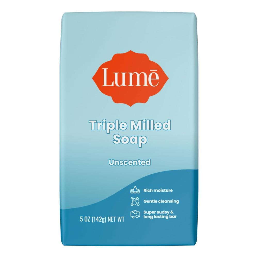 imageLume Triple Milled Bar Soap Rich Moisture amp Gentle Cleansing Paraben Free Phthalate Free Skin Safe 5 ounce Toasted CoconutUnscented