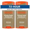 imageMando Whole Body Deodorant For Men  Smooth Solid Stick  72 Hour Odor Control  Aluminum Free Baking Soda Free Skin Safe  26 ounce Pack of 2  Pro SportUnscented