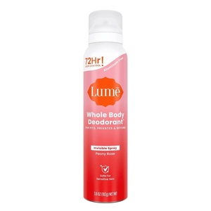 Lume Invisible Spray Deodorant For Women – Whole Body Deodorant Spray – 72Hr Odor Control – Ozone Friendly – Aluminum Free & Baking Soda Free – Skin Loving, Low Irritation – 1pk (Minted Cucumber)(Peony Rose)